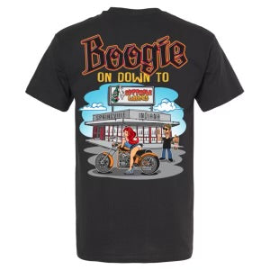 Butthole Liquor Boogie Short Sleeve Black Tee